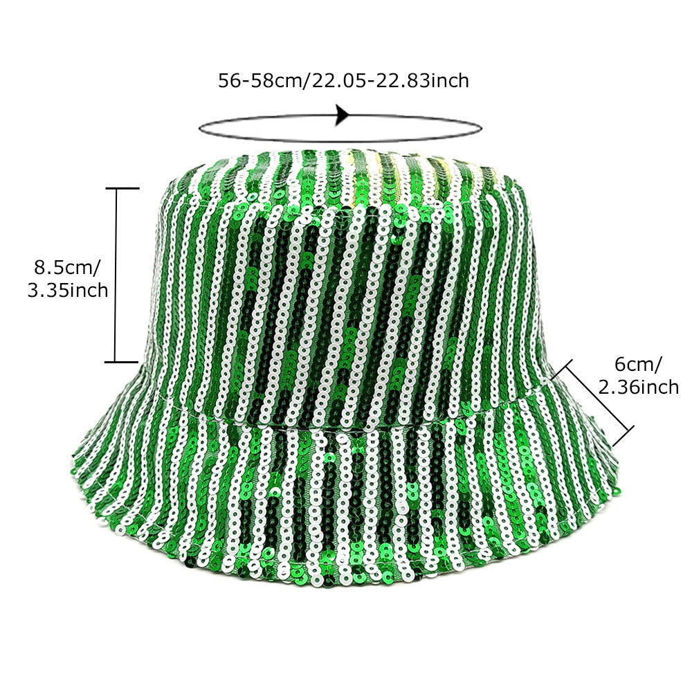 Wholesale Sequined performance bucket hat sun visor bucket hat